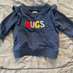 Baby girl HUGS sweatshirt